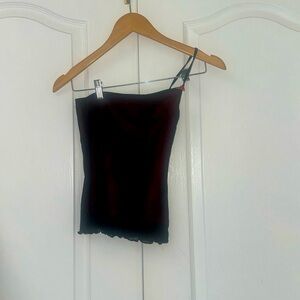 2 Layered tank top Black and Red